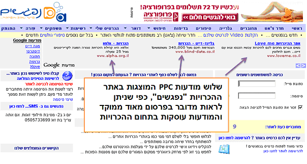 פרסום ממומן באתר נפגשים