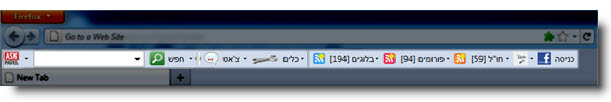 סרגל הכלים של AskPavel