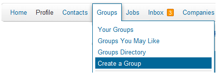 יצירת קבוצה בלינקדאין