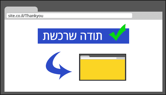 Cross promotion - מעבר לאתר נוסף