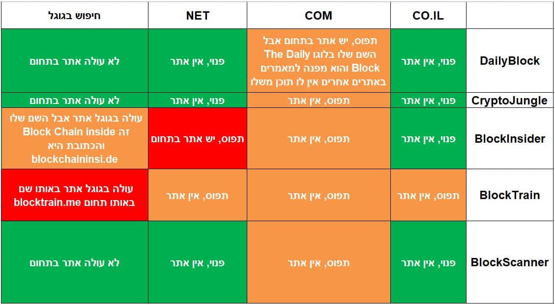 תהליך בחירת דומיין