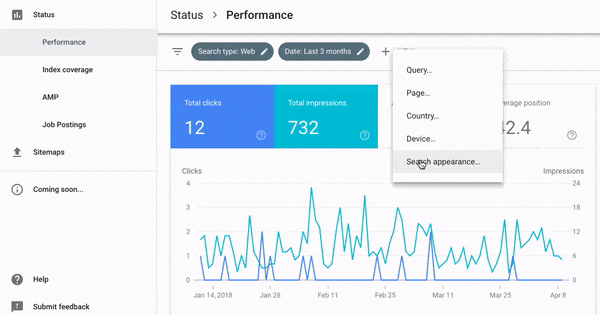 google-search-console-search-apperance