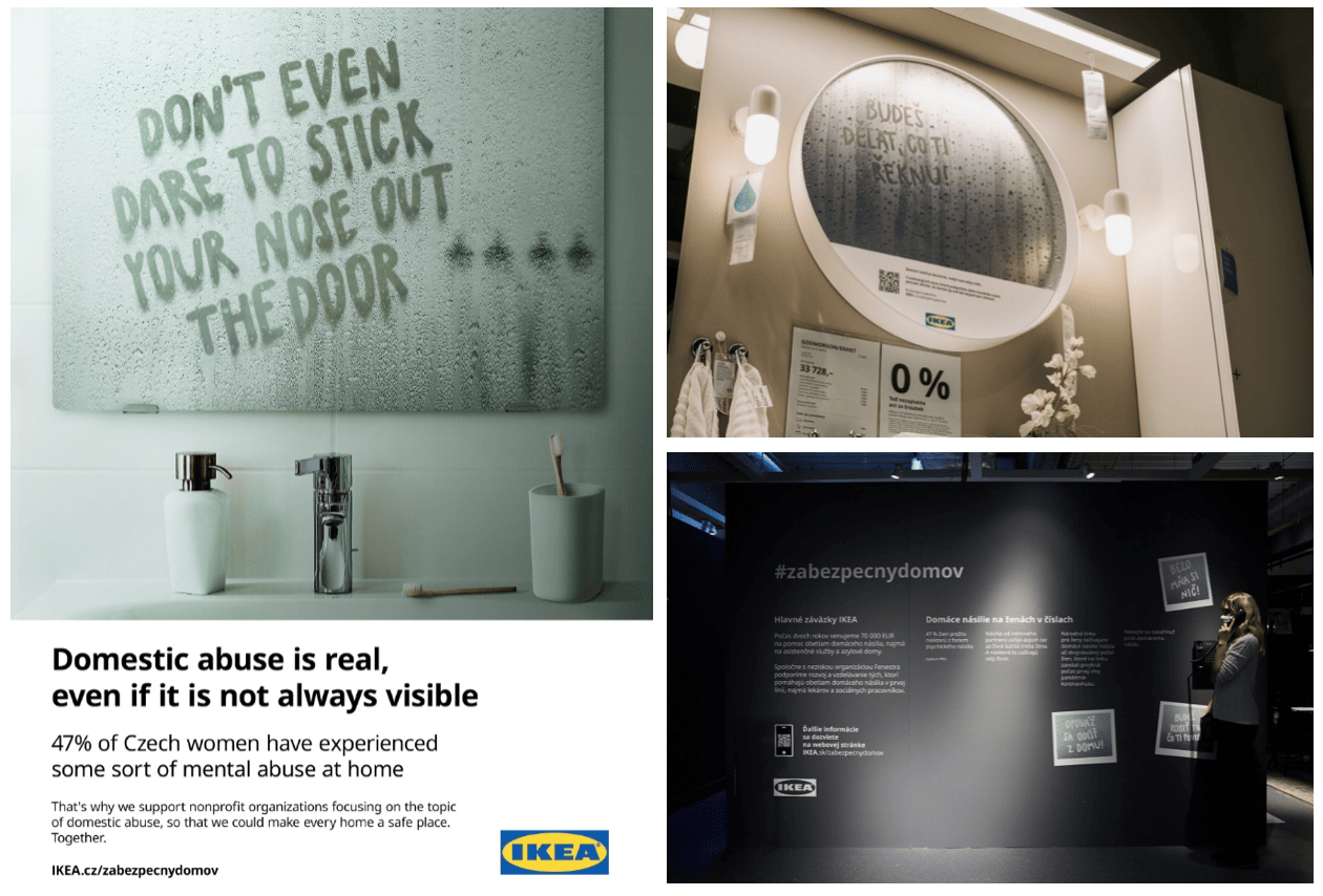 קמפיין אלימות נגד נשים - Ikea Ghost