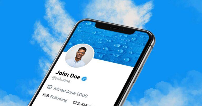 טוויטר בלו - וי כחול לעסקים