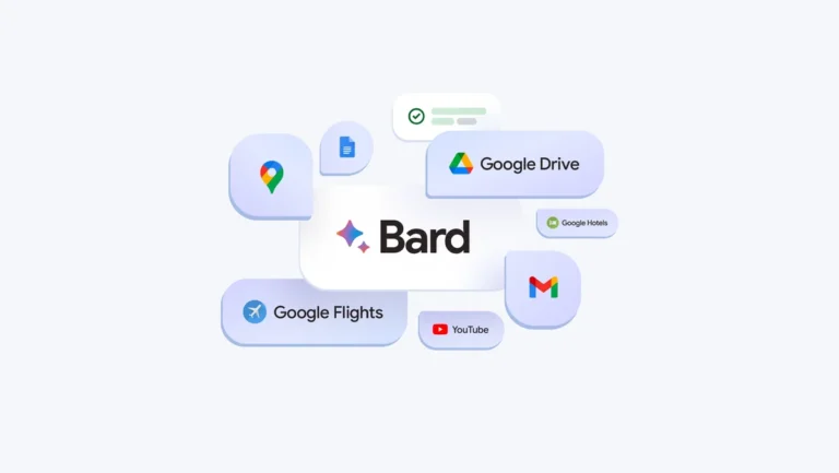 בארד מתממשק לשירותים נוספים של גוגל