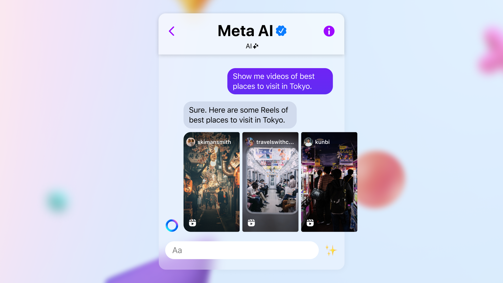 Meta AI - בינה מלאכותית באפליקציות מטא